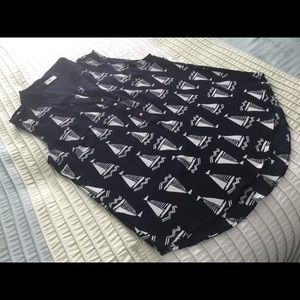 🌼SALE🌼Ahoy! Nautical Navy/White Blouse XL